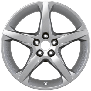 Platišče iz lahke zlitine 18" s 5 kraki, srebrne barve